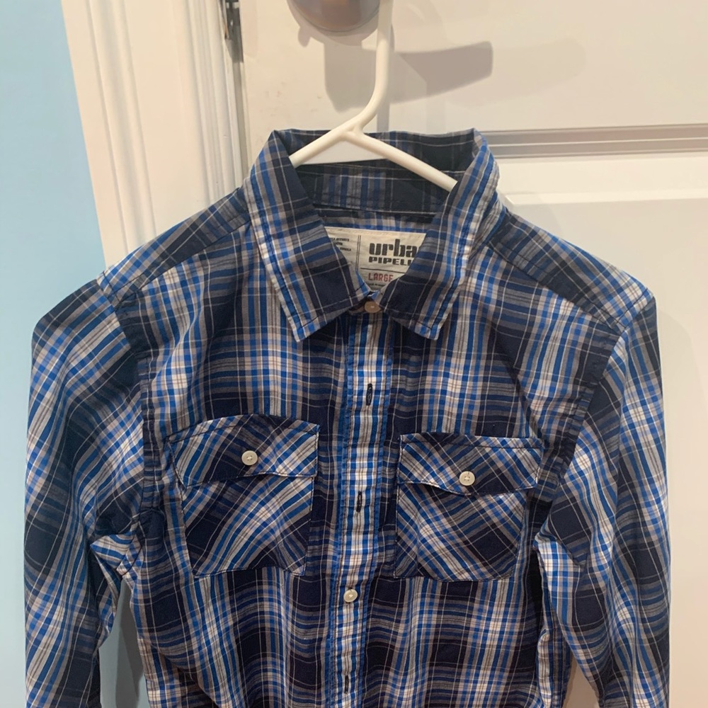 Nice Long sleeve collard shirt